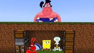 Sam Star Hunter VS 3 Speedrunners Mr Krabs SpongeBob amp Squidward [upl. by Cammy]