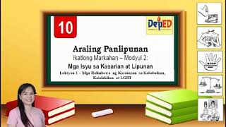 Ikatlong Markahan  Modyul 2 Mga Isyu sa Kasarian at Lipunan Part 2 [upl. by Kristine]