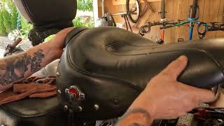 Heritage Softail Seat Removal [upl. by Saturday]