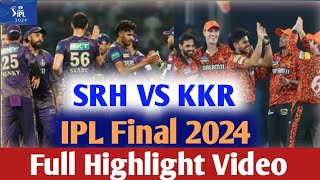 Kkr winning moment ।। srh vs kkr full highlight video।। ipl final 2024।। kkr last over।।ipl [upl. by Chrisoula356]