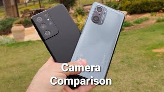 Poco F3 Vs Galaxy S21 Ultra  Camera Comparison [upl. by Lacy]