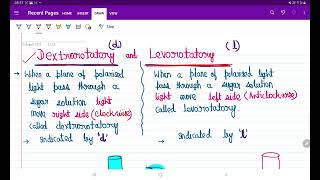 dextrorotory and levorotatory neet biomolecules carbohydrate [upl. by Harilda]