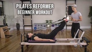 Pilates Reformer Beginner Workout  AlignPilates [upl. by Brackely421]