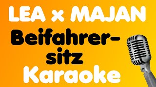 LEA x MAJAN • Beifahrersitz • Karaoke [upl. by Annauj254]