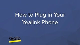 How do I plug in my Yealink phone [upl. by Abelard251]