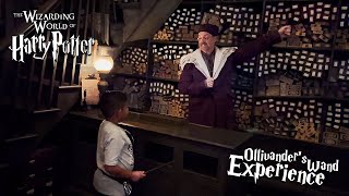 Ollivanders Full Interactive Wand Experience at Universal Studios Orlando Hogsmeade [upl. by Stillmann]