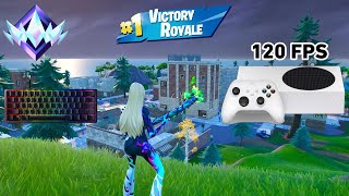 Fortnite Unreal Ranked Reload Remix on Xbox Series S  Keyboard amp Mouse Gameplay  120 FPS [upl. by Koressa]