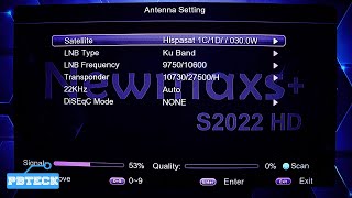 🔵 How To Scan AStra 2A 2B 28°East Free Channels On Newmax Decoder  Pbteck [upl. by Kiel]