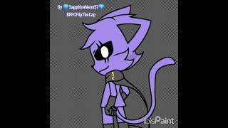 CatNight Speedpaint For officieldorina123  SmilingCritters PoppyPlaytime ibispaintx [upl. by Atteras821]