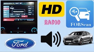 Enable HD  Radio  SYNC 2  FORScan  Ford Mondeo SMax Galaxy Edge [upl. by Bobinette]