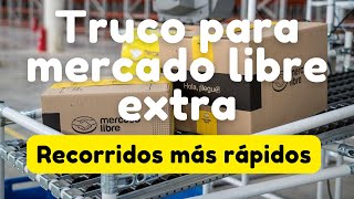 💡Truco para utilizar App mercado libre extra  Recorridos más rápidos 🕑 [upl. by Hasen]