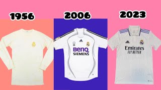 Évolution des maillots du Real [upl. by Herv829]