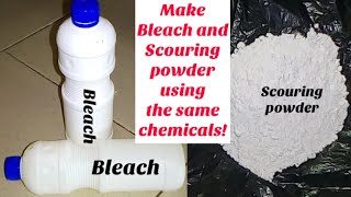 Homemade Bleach and Scouring powder howtomakebleachathome howtomakescouringpowderathome NafisTv [upl. by Marci635]