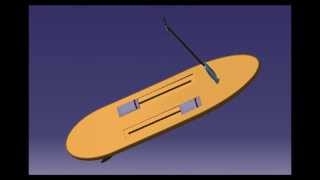 Foot Paddle Board  entre ski de fond et stand up paddle [upl. by Lali]