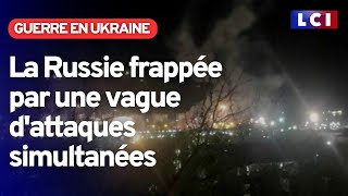 Attaques simultanées  Que se passetil en Russie [upl. by Annazus]