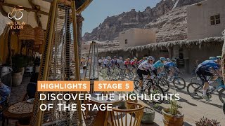 Extended Highlights  Stage 5  The AlUla Tour 2024 [upl. by Laumas]