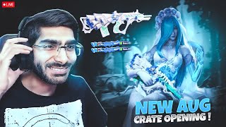 AUG CRATE OPENING 😍  PUBG MOBILE  FM Thor live [upl. by Trebliw]