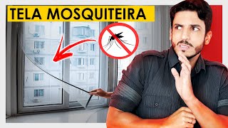 TELA MOSQUITEIRO  BARATO E FÁCIL DE INSTALAR EM PORTAS E JANELAS [upl. by Mackintosh31]