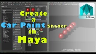 Create a Car Paint Shader in Maya  Software Render  Maya Texturing Tutorials [upl. by Iviv795]