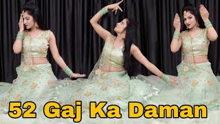 52 Gaj Ka Daman  Renuka Panwar  Haryanvi Popular Song  Pranjal Dahiya  Dance Video  Sonali Apne [upl. by Aikemaj]