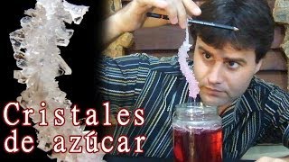 Como hacer cristales de azúcar │ Experimento Fácil [upl. by Cleres]