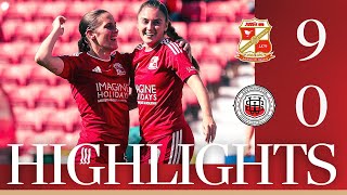 Extended Highlights Swindon Town Women vs Southampton Women [upl. by Aital7]