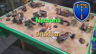 Canoptek Harvest Round 2 Vs Drukhari [upl. by Akerley]