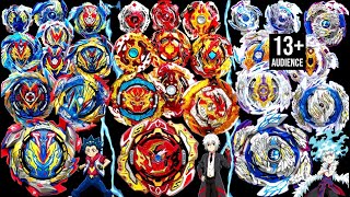 ULTIMATE TRIPLE EVOLUTION BATTLE ALL VALKYRIES vs ALL SPRIGGANS vs ALL LONGINUS  Beyblade Burst BU [upl. by Ttoile]