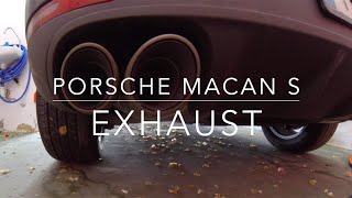 Porsche Macan S Diesel GREAT exhaust sound [upl. by Kucik257]