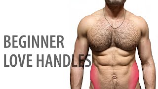 3 MINUTE BEGINNER LOVE HANDLES WORKOUT [upl. by Nalim517]