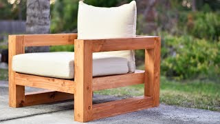 DIY Modern Outdoor Chair [upl. by Shafer]