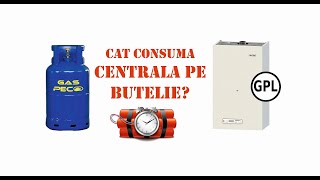 Cât consumă centrala cu butelie GPL [upl. by Whitaker]