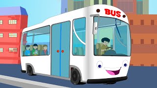 Wheels On The Bus  Cartoon Videos For Toddlers  Rhymes For Children by Kids Tv [upl. by Anglo]