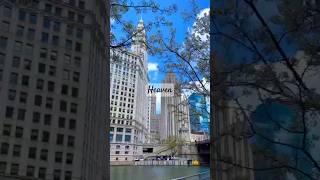 Riverwalk in Chicago Natureworldphotography irivernaturetravelvlog honeymoontravel [upl. by Ninazan]