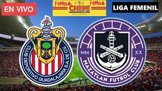 CHIVAS FEMENIL VS MAZATLÁN FEMENIL EN VIVO Jornada 3 Liga MX AP 2024 [upl. by Nimrac]