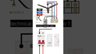 Fan connection 👍 electrical electrian boardwiring boardwiring electrician electrician [upl. by Emlin243]