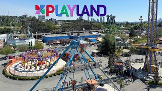 Playland Amusement Park PNE  4K Footage [upl. by Aryl]