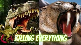 Killing everything in Carnivores Dinosaur Hunter Ice Age [upl. by Alistair]