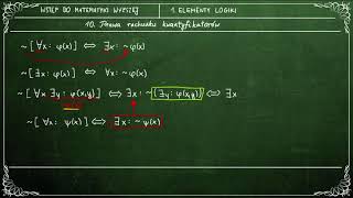 WSTĘP DO MATEMATYKI WYŻSZEJ  110 Prawa rachunku kwantyfikatorów [upl. by Leoy884]