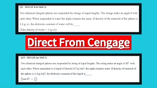 JEE MAINS 2024 Jan attempt Electrostatics PYQs [upl. by Enilatan]