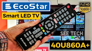 Hisense A4 Series 40Inch Class FHD Smart Android TV  Unboxing and Setup [upl. by Aicilef495]