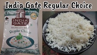 India Gate Regular Choice Basmati Rice Review Recipe in Hindi  Rs 79 per KG  vegfoodz [upl. by Golter]