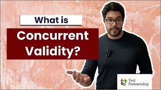 What is Concurrent Validity [upl. by Amble]