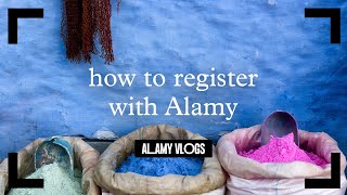 How to register with Alamy  Alamy Vlogs [upl. by Smitt766]