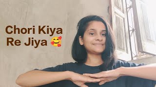 Chori Kiya Re Jiya 🥰  Cover  Music With Shikha 🎶 [upl. by Adnamaa426]