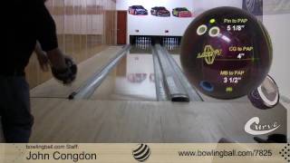 Lane 1 Curve Bowling Ball Reaction Video by bowlingballcom [upl. by Boelter]