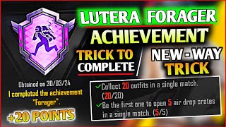 BEST TRICK To COMPLETE LUTERA ACHIEVEMENT IN BGMI  GET 20 Achievement Points Free  TEAM HARSHIT [upl. by Ambrosine]