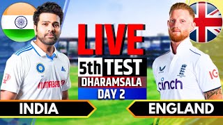 India vs England 5th Test  India vs England Live  IND vs ENG Live Score amp Commentary Session 3 [upl. by Nylhtac]