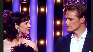 Sam Heughan amp Caitriona  Baftas 2018  Outlander [upl. by Syman]