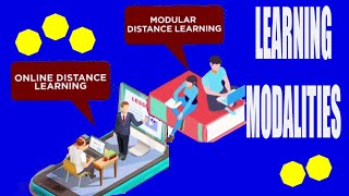 LEARNING MODALITIES IN THE NEW NORMAL [upl. by Eeniffar]